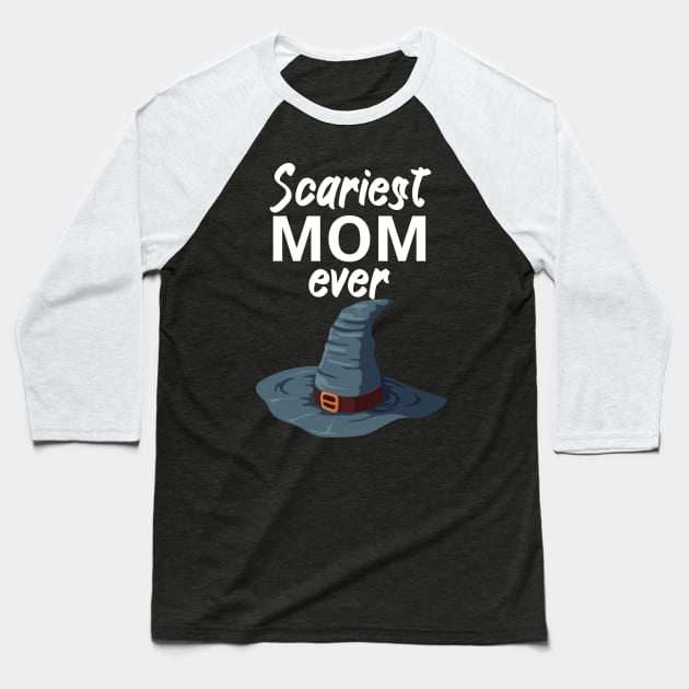 Scariest mom ever Baseball T-Shirt by maxcode